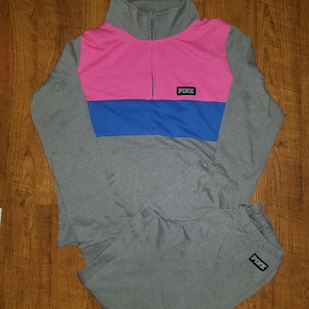 Brand New VS Pink Sweatsuit sz M/L NIB